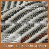 New Popular High Quality 100 Percent Polyester Knit Mesh Embroidery Two Tones Fabric thumbnail-3
