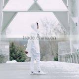 OEM Service Europe Hot Style Hooded Metal Zipper Decoration Long Sleeve Autumn Winter Longline Streetwear Sweatshirt thumbnail-2