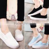 Zm35607a Wholesale Casual Canvas Shoes Beautiful Girls Slip on Shoes thumbnail-1
