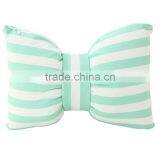 S17024A Lovely Stripe Bow Children Kids Car Pillow Cushion thumbnail-2