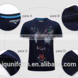 2016 New Design 100% Cotton Animal Men T-shirt Printing thumbnail-2