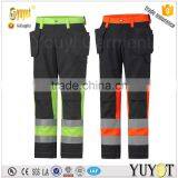 100% Cotton Multi Pockets Industry Work Pants With 3M Reflective Tape thumbnail-1