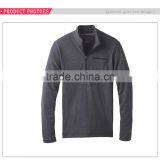 Wholesale Half Zip Running Hoodies Bomber Jackets 100%Cotton Plain T-shirt Sports Hoodies thumbnail-4