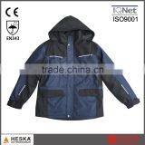 OEM Waterproof Wear-resisting Men's Working Bomber Jacket Polyster Parka Jacket thumbnail-1