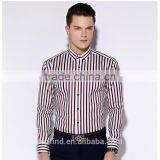 China Supplier Customise Classic Men's Formal Striped Shirt in Bulk thumbnail-2