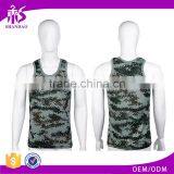 Guangzhou Shandao Factory Low Price Cool Max Unisex Camo Sleeveless Sportswear Miami thumbnail-1
