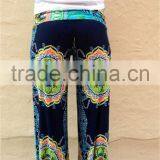 Shandao Women's Fashion Floral Print Trousers thumbnail-3