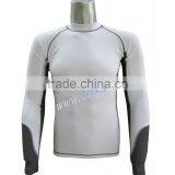 Men Heat Stransfer Logo Print Rash Guard Wtih UPF 50+ thumbnail-1
