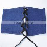 Denim Belt Waistband Black Deep Blue Size L thumbnail-3