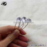 U Shaped Hair Pins Rhinestone Crystal Hairpins for Girls Hair Accessories Wholesale thumbnail-4