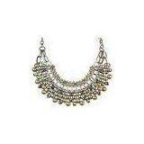 Tin Alloy Electroplated Jewelry Women's Mixed Metal Necklaces for Gift OEM thumbnail-1