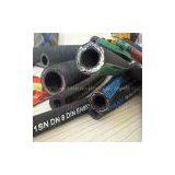 SAE R1 R2 R12 Steel Wire Braid Hydraulic Hoses Rubber thumbnail-2