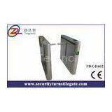 Single / Double Swing Turnstile Drop Arm Barrier With Fingerprint Function