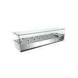 Single - Temperature Silver Stainless Steel Salad Bar Cooler 50Hz VRX1600/380