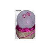 Decorative Fabric Hat Boxes