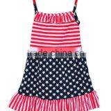 Littler Girls Holiday Dresses Kids Cotton Frocks Design 4th of July Dresses For Girls Of 10 Years
