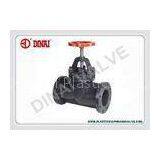 1.0Mpa Pressure 1, 4, 8 Inch PP / FRPP Globe Gate Valve, Manual Screwed Gate Valves thumbnail-1