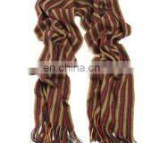 2015 China Design Beautiful Fashion Knitted Stirped Warp Knitted Scarf Brushed thumbnail-5