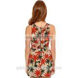 Dress Online Shopping Women Violeta Palm Print Dress thumbnail-4