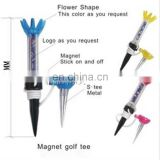70mm plastic magnetic magnet golf tees