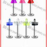 Hot Selling Cheap Lip Rings Plastic Labret Ring Piercing Jewelry