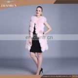 China Wholesale Merchandise fox fur vest dyed real knitted fox fur vest and fur coat