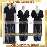 5024# Elegant Fashion Summer Long Floral Printed Maxi Dresses Casual Beach Lady Bohemian Dress Boho Style Sundress Plus Size thumbnail-1