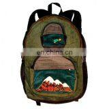 Fashion Trendy Girls Cotton Ethnic Canvas Tie Dye Shoulder Backpack Bags thumbnail-4