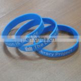 Manufacture OEM design good promotional gifts christian silicone bracelet