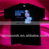 Cool Shining Cotton Flashing LED Panel T-shirt for Party