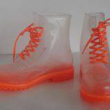 2026 Popular Style Women Shoes,New Fashion Transparent Lady Rain Shoes,Transparent PVC Rain Shoes thumbnail-5