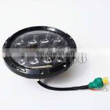 DC 10-30v hot-sale dual beam round 75 Watt 7inch head light