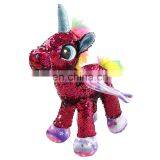 Manufacturers Custom Design Reversible Sequin Unicorn Stuffed Toy For Kids thumbnail-6