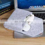 Felt Storage Pouch Bag Case for Accessory (Mouse, Cellphone, Power Bank and More) thumbnail-6