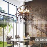 Edison Lamp Iron Pendant Light Cage Shade For Home Bar Hotel thumbnail-4
