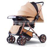 Wholesale Good Quality Baby Stroller on Sale Baby Pram Reversible Infant Pushchair thumbnail-3