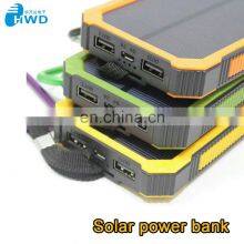 Monocrystalline 4pcs Panel Waterproof Fold 10000mah Wireless Charging Solar Power Bank thumbnail-3