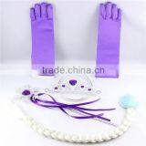 Queen Elsa Princess Anna Magic Wand + Rhinestone Tiaras + Hair Crown + Glove Girl Gift SET SU041 thumbnail-5