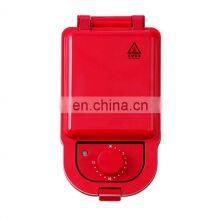 Home Appliances OEM 600W 2 Slice Electric Waffle Sandwich Maker Toaster With Detachable Plates thumbnail-4