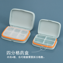 2020 Custom Eco Friendly Weekly Wheat Straw Pill Dispenser Container Medicine Case 7 Day Pill Box thumbnail-5