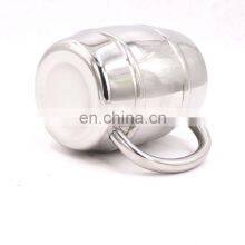 Оптовая партия стальных российских металлических пивных кружек из нержавеющей стали с индивидуальным логотипом, выгравированным на них, без проливов и с двойной стенкой thumbnail-4