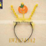 Yellow Cute Halloween Pumpkin With Fur for Halloween Party thumbnail-1