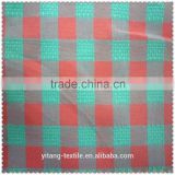 Jacquard check pattern fabric