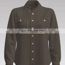 Super Comfortable Polyester Fabric Dyed Woven Fabric For Dress thumbnail-5