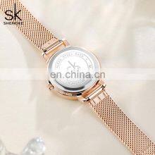 SHENGKE Diamond Dress Watches SK Woman K0163L Female Fashion Casual Watches Clock Reloj Mujer thumbnail-4