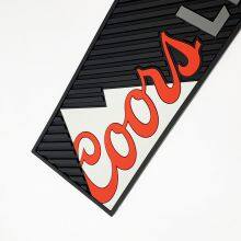 OEM Brand Logo PVC Rubber Beer Bar Mat Eco Water Proof PVC Drinking Bar Rail Mat Silicone Bar Mat Spill Bar Mat thumbnail-5