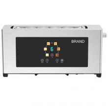 Tenfly Stainless Steel 2 Slice Toaster, Automatic Pop-up TouchScreen Bread Toaster, Home Breakfast Sandwich Maker Factory Custom thumbnail-2