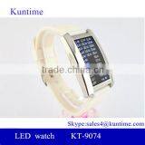 2014 Unisex Lava Iron Samurai LED Digital Metal Bracelet Wrist Watches Men Gift thumbnail-1