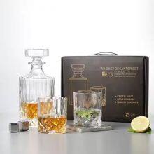 Hot Sale Wholesale Crystal Whiskey Whiskey Glasses Gift Set Drinking Whiskey Glass Set of 4 thumbnail-1