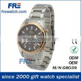 2014 high quality brown wrist personalized slim watch